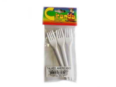 Garfo Pl. Desc. C/10 Un